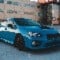 Blue car