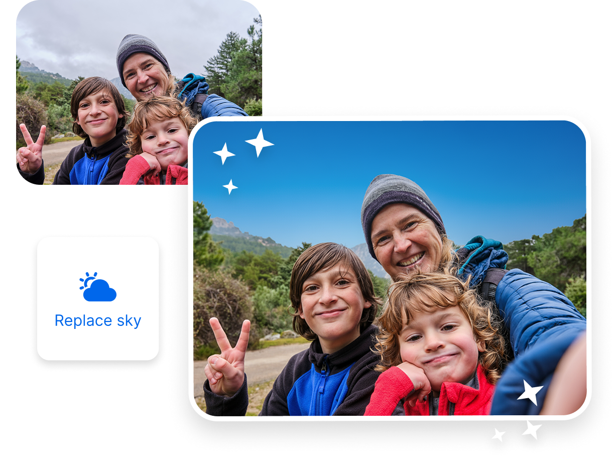 AI Photo Sky Replacement