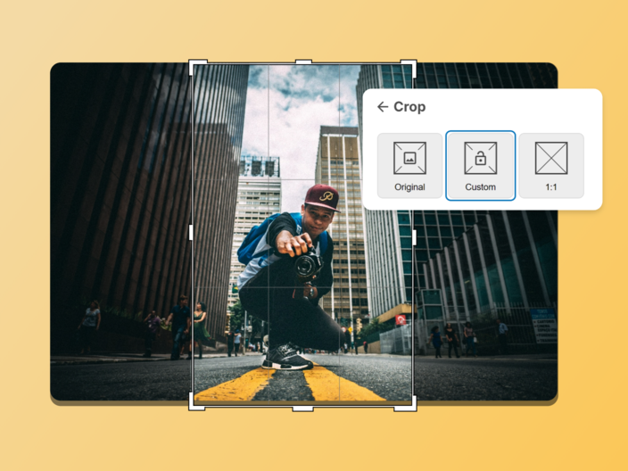 Crop image easily