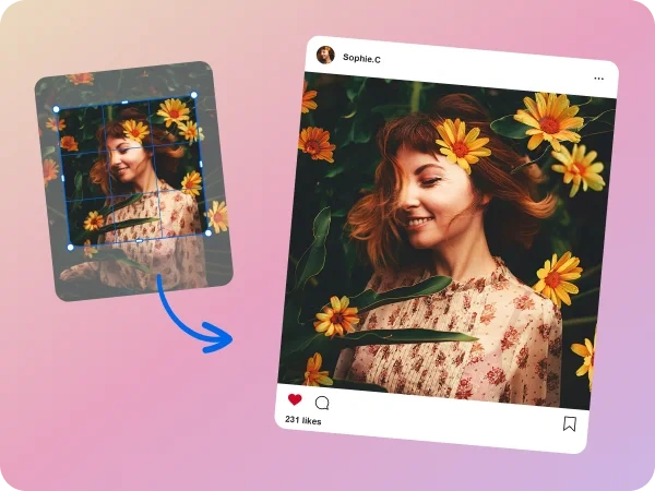 Resizing photos to post on social media