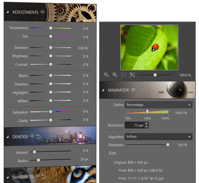 InPixio Photo Maximizer - Enlarge your photos by up to 1000%