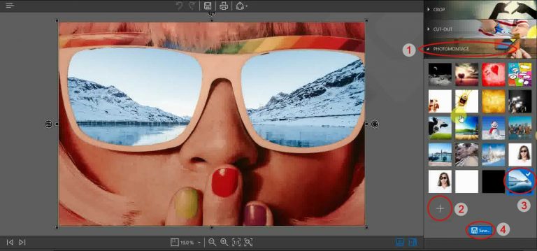 Learn how to cut out sunglasses with InPixio Photo Clip