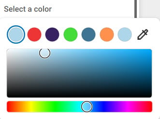 Color selector